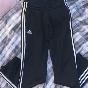 Adidas sweatpants, with flared bottoms